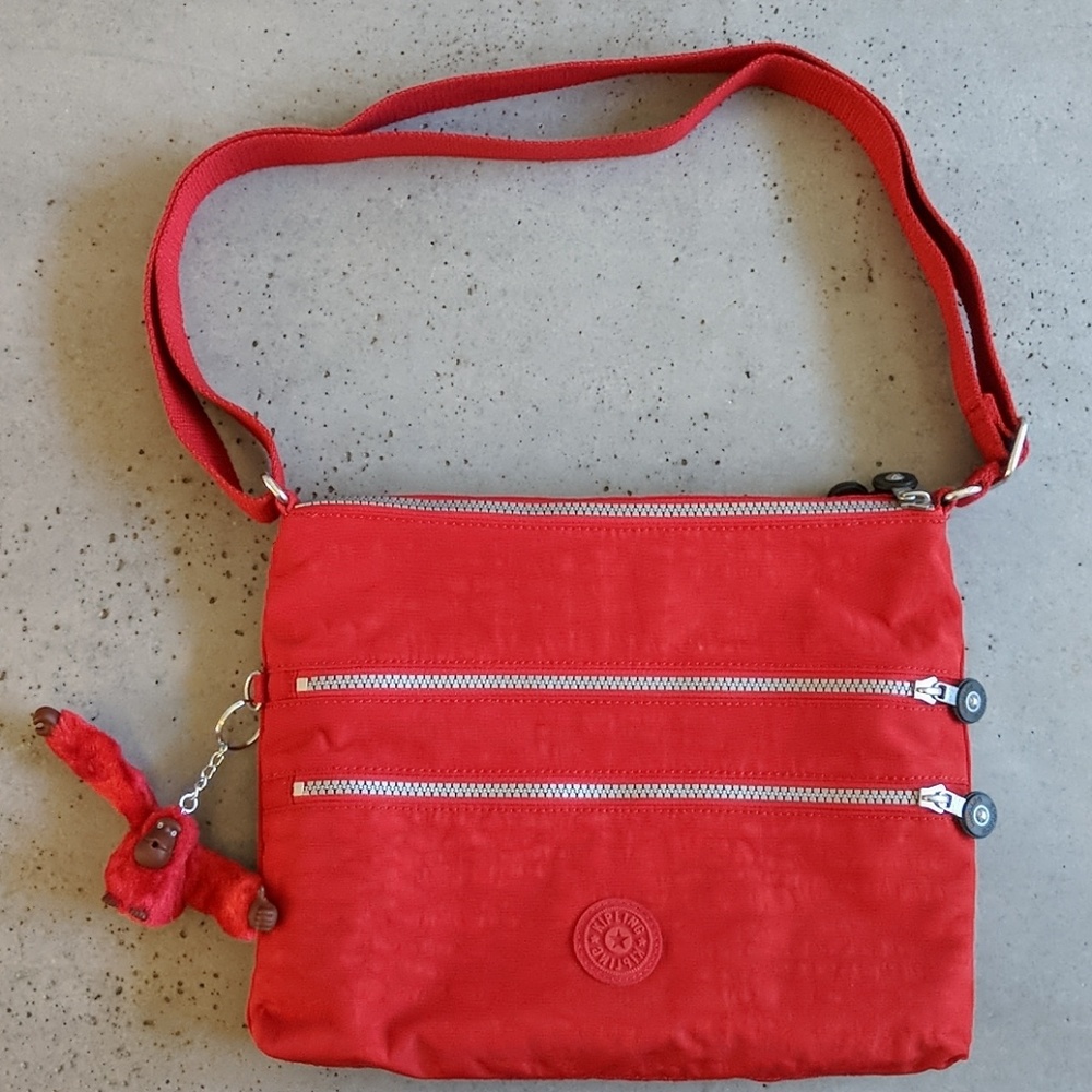 Kipling Alvar Crossbody Bag - Cherry